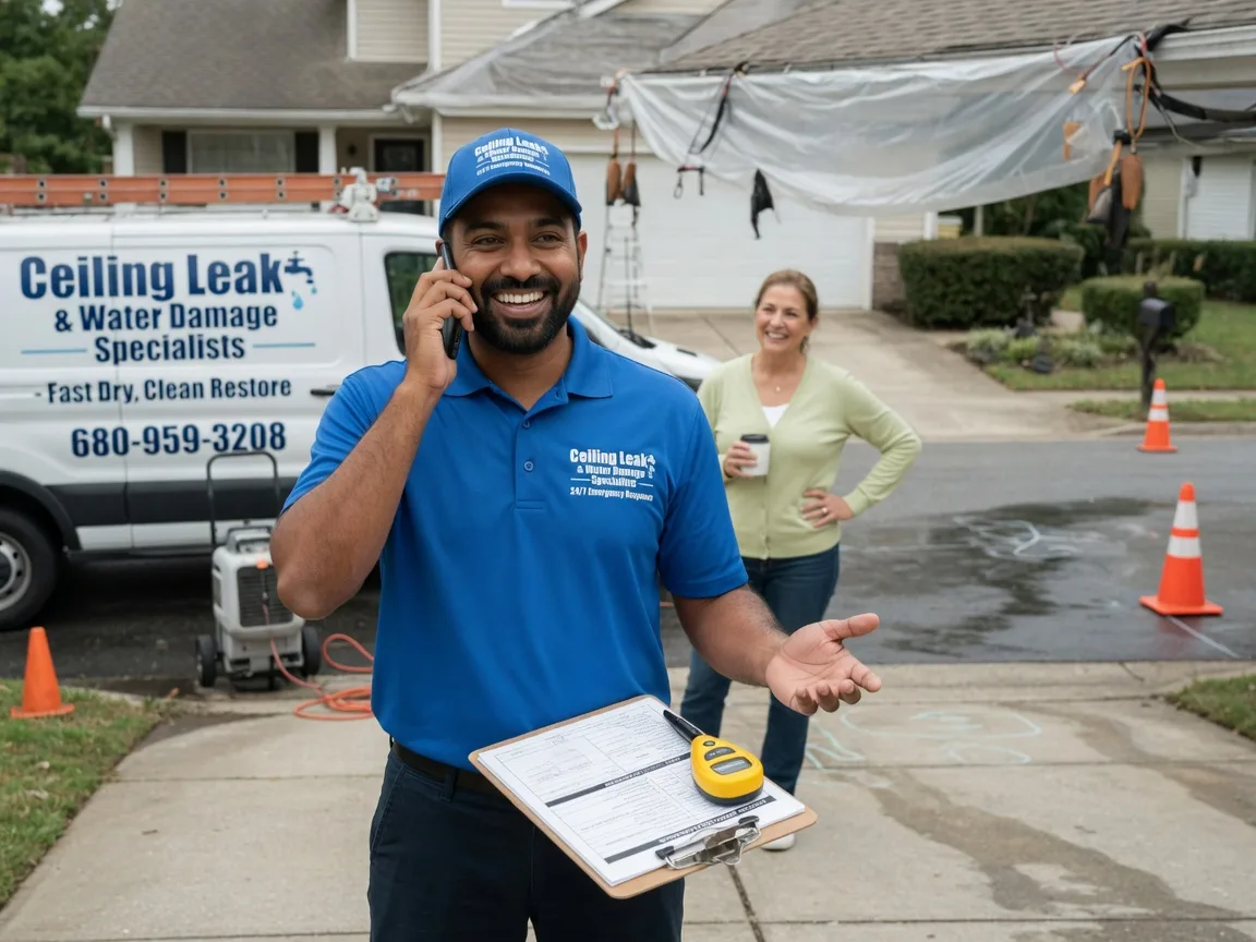 Ceiling Leak Cleanup Pacolet, SC FAQs